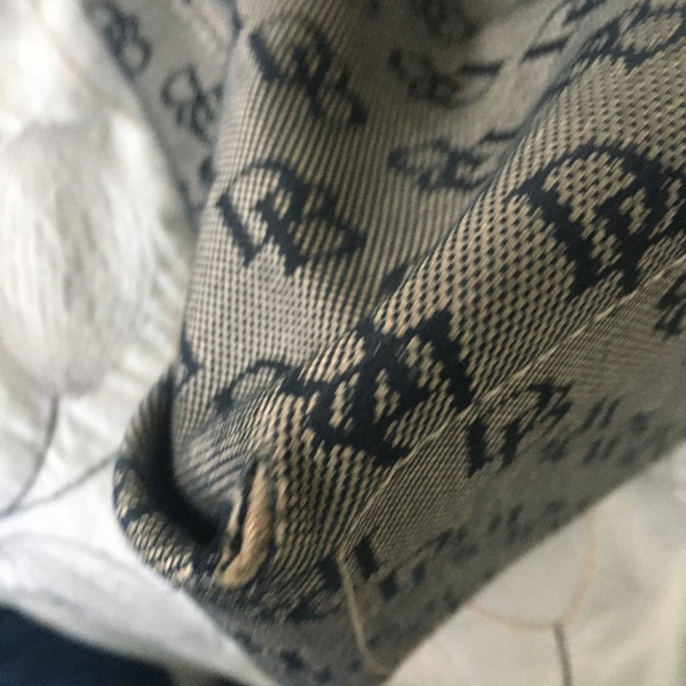 Dooney & Bourke Monogram Db Gray And Black Canvas… - image 7